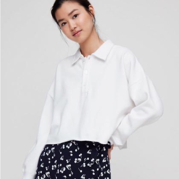 Aritzia cropped polo - Picture 2 of 4